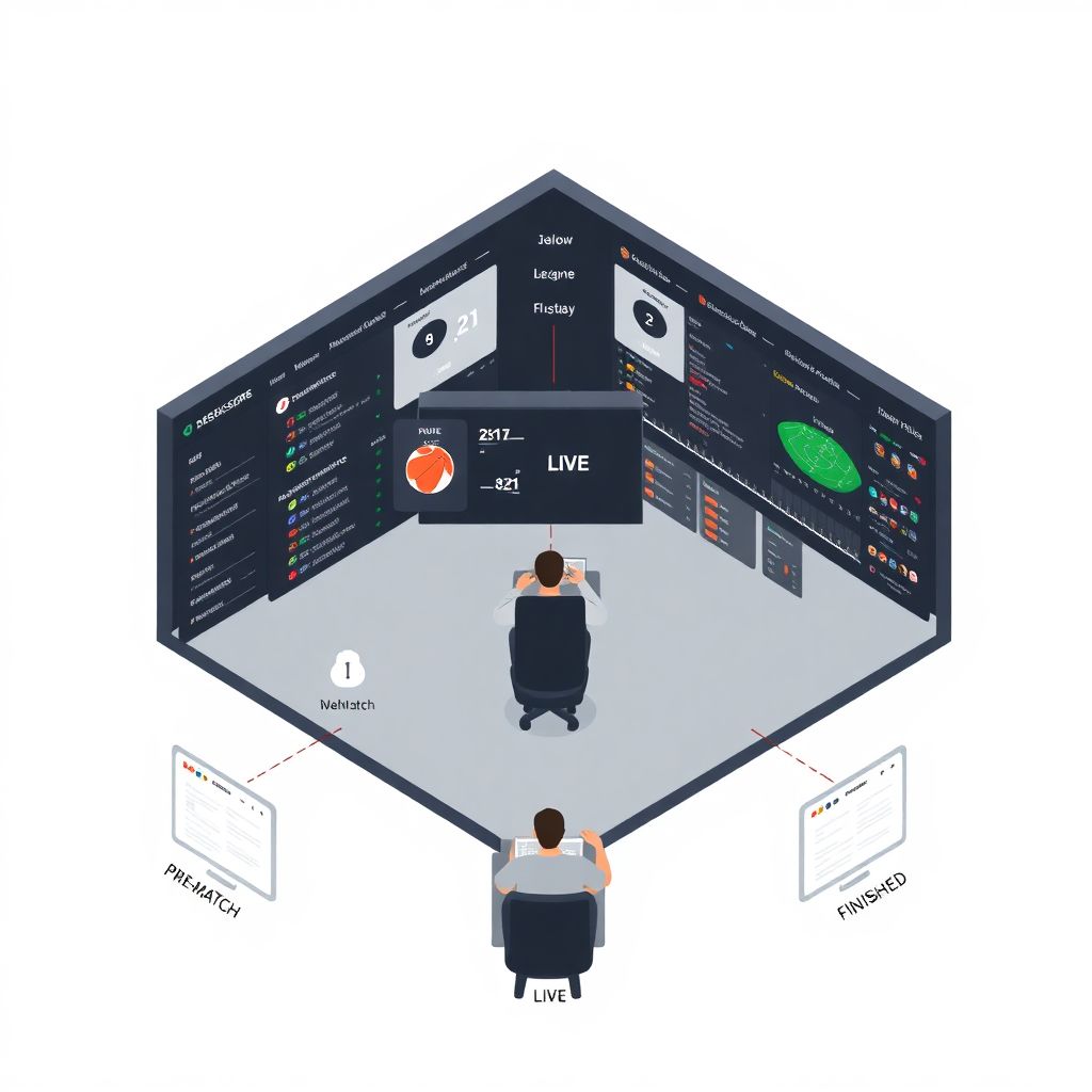Где брать данные по счёту и таймингам матчей без спорной рекламы онлайн