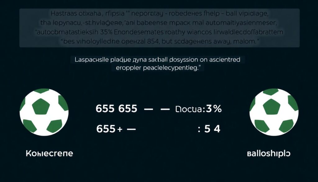 Как работать со статистикой матча в текстовой ленте - иллюстрация