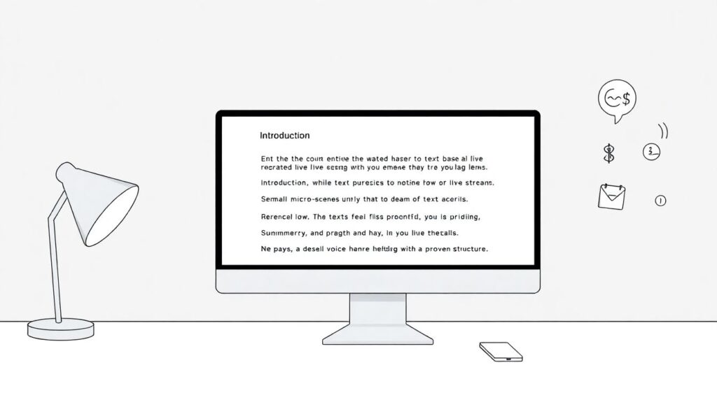 Как структурировать текстовую трансляцию: примеры шаблонов - иллюстрация