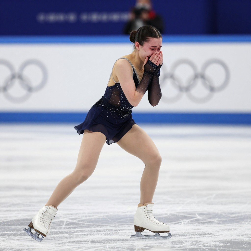 Камила Валиева расплакалась после проката произвольной программы на контрольных выступлениях